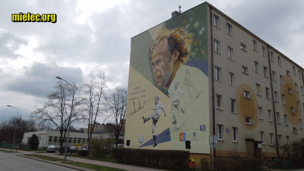 Mural Grzegorza Lato – Mielec – 2024 r. – Odsłonięcie. – wideo
